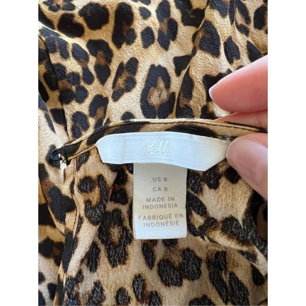 H&M Cheetah Print Blouse - Picture 6 of 7